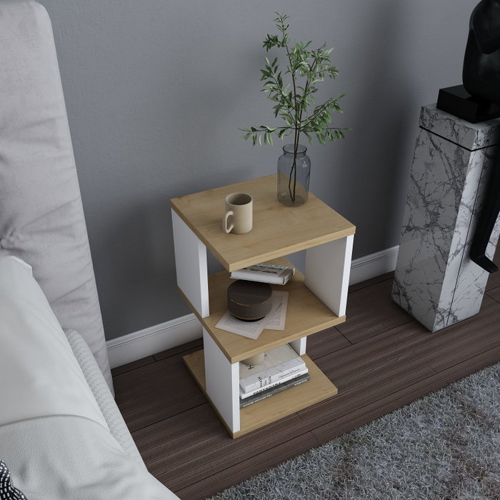 Hanah Home Carter - Oak, White